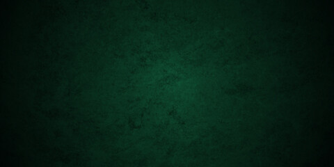 Dark Black and green stone concrete grunge texture background anthracite backdrop panorama. Panorama dark grey black and green slate background or texture.	
