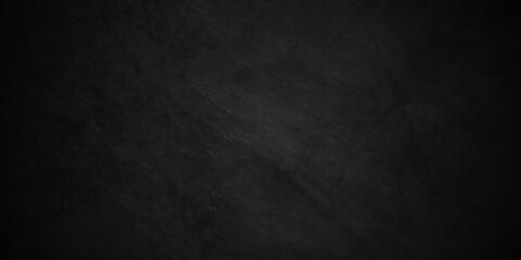 Black texture chalk board and black board background. stone concrete texture grunge backdrop background anthracite panorama. Panorama dark grey black slate background or texture.
