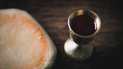 Concept of Eucharist or holy communion of Christianity. Eucharist is sacrament instituted by Jesus....