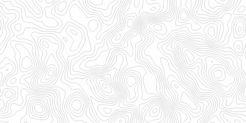 Topographic map. Geographic mountain relief. Abstract lines background. Contour maps. Vector illustration, Topo contour map on white background, Topographic contour lines vector map seamless pattern.
