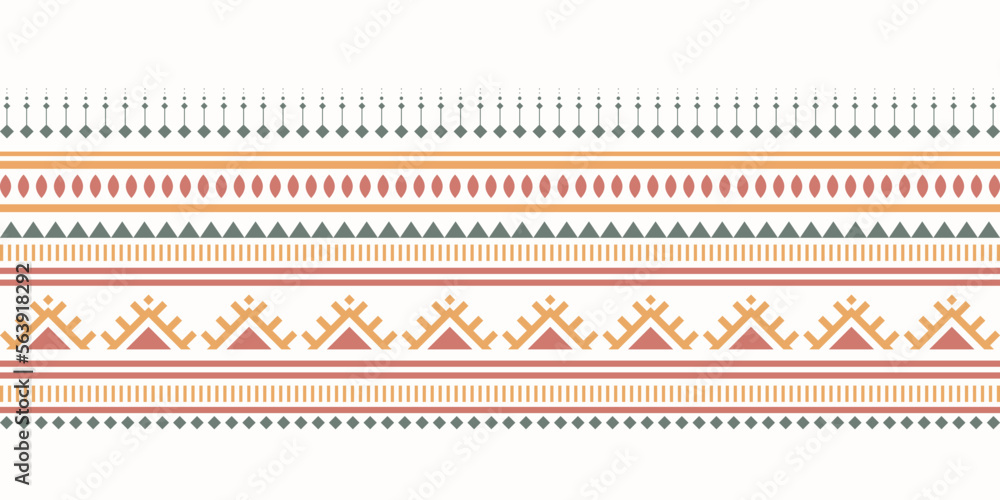 Aufkleber geometric ethnic oriental pattern background. pattern design in boho style. design for texture, wrap