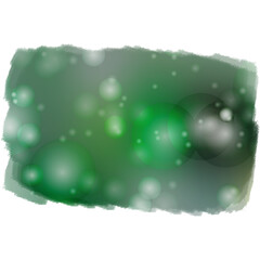 Brush Green Bokeh background