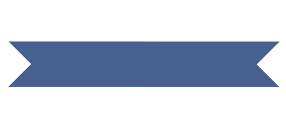 blue banner with ribbon