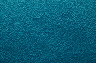 Beautiful bright eco-leather, animal skin texture in blue color, close-up as a background.