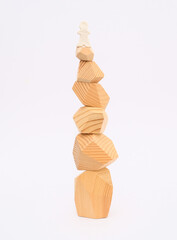 Metaphorical image of imbalance, inequality