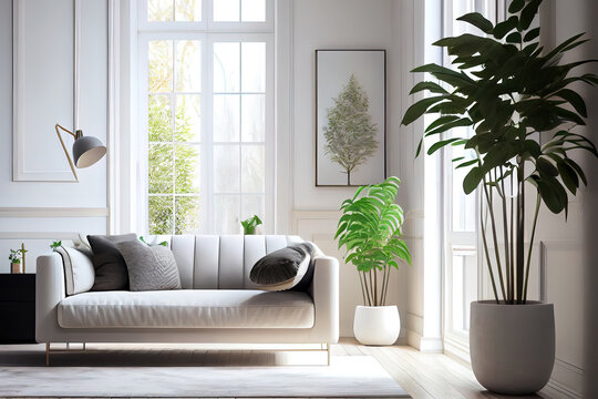 Amazing Bright And Cozy Modern Living Room © hassanmim2021
