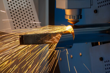 Fiber laser cutting machines use a highly focused laser beam to cut through a variety of materials...