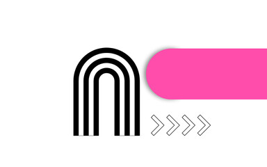 abstract graphic illustration with geometric shapes, png