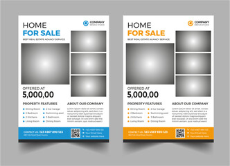 Corporate business flyer template design