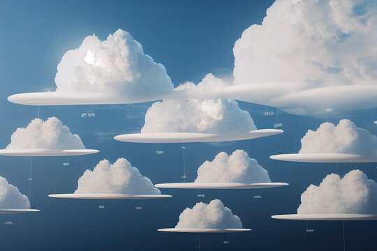 The concept of downloading an information network for storing data in the cloud