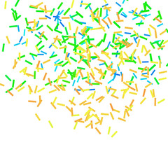Colorful confetti. Great for a birthday party or an event celebration invitation or decor.