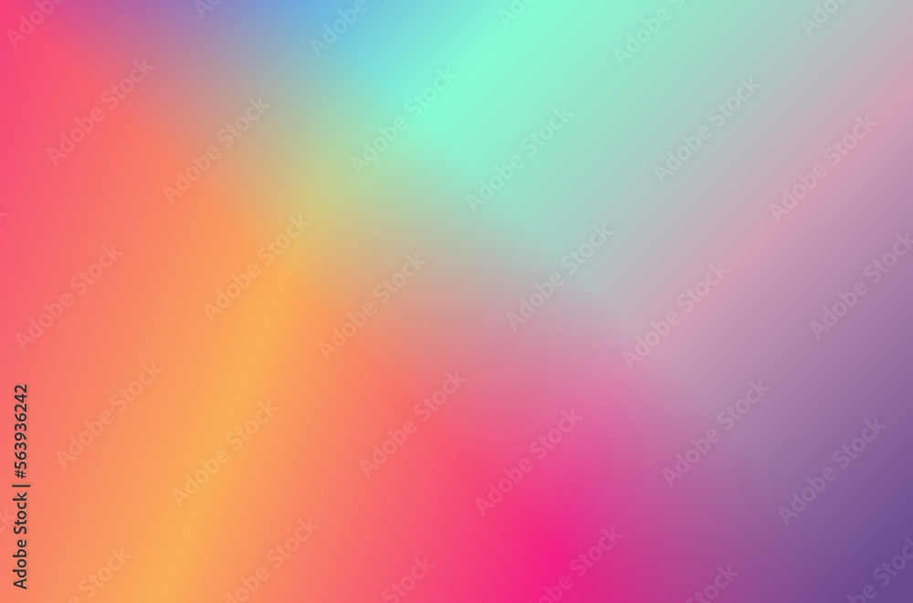 Aufkleber blurred colored abstract background. smooth transitions of iridescent colors. colorful gradient. rai
