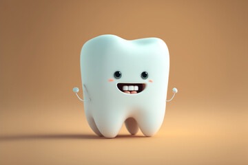 Cute Tooth Character