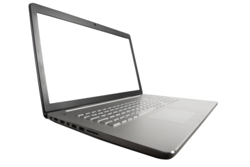 Image of a laptop. concept of internet sharing and technology