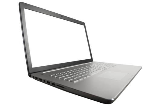 Image of a laptop. concept of internet sharing and technology