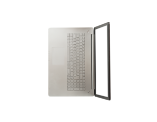 Image of a laptop. concept of internet sharing and technology