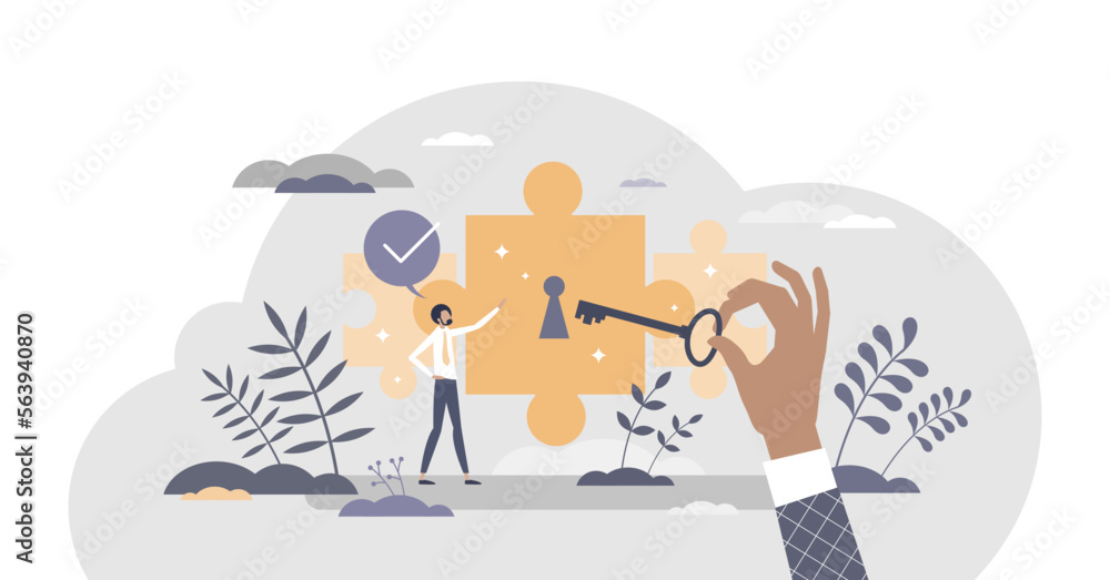 Aufkleber potential achievement and open unrealized power or talent tiny person concept, transparent backgroun