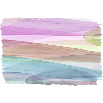 Brush stroke design with watercolor texture background
