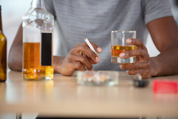 people and bad habits concept