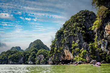 Discovery of Phang Nga Bay by canoe kayak
