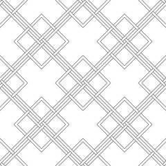 Vector seamless texture. Modern geometric background with intersecting stripes.