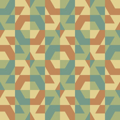 A simple and clear geometric ornament for decorating any surfaces or things. Seamless pattern.