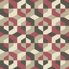 A simple and clear geometric ornament for decorating any surfaces or things. Seamless pattern.