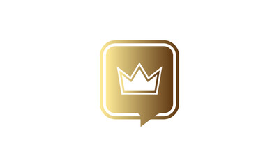 Crown icons set. King, queen, award, vip symbol. Vector illustration