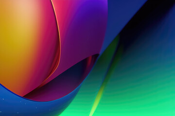 Abstract gradient art background with vibrant rainbow color tone.
