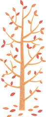 decoration side view tree illustration.