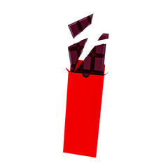 3D Chocolate Boxes Render Valentine's elements