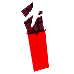 3D Chocolate Boxes Render Valentine's elements