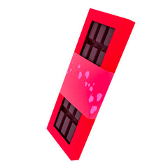 3D Chocolate Boxes Render Valentine's elements