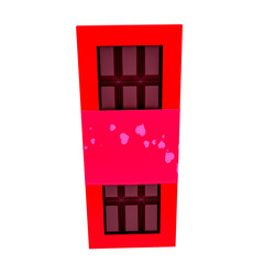 3D Chocolate Boxes Render Valentine's elements