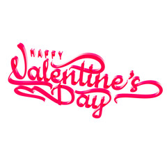 3D Text Character Render Valentine's elements