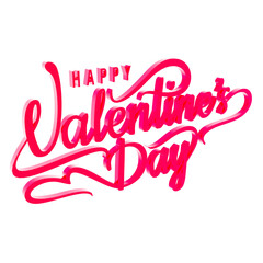 3D Text Character Render Valentine's elements