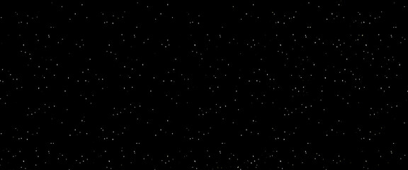Obraz premium Flying dust particles on a black background, abstract real dust floating over black background for overlay, night sky graphic resources star on snow effect background 