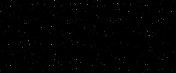 Flying dust particles on a black background, abstract real dust floating over black background for overlay, night sky graphic resources star on snow effect background 