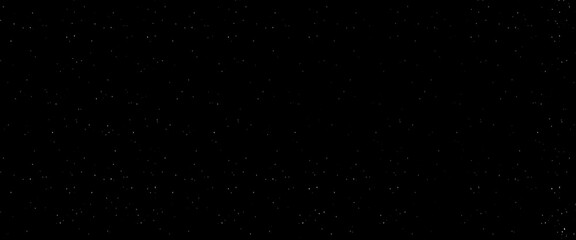 Flying dust particles on a black background, abstract real dust floating over black background for overlay, night sky graphic resources star on snow effect background 