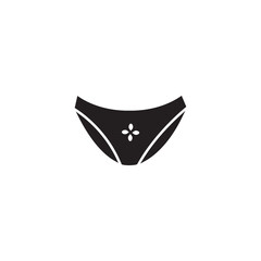 Panties ,underwear icon vector logo design template