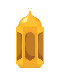 golden arabic lantern