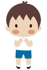 Cute cartoon Boy & Girl Thai student