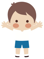 Cute cartoon Boy & Girl Thai student