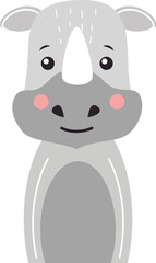 Rhinoceros Cartoon character