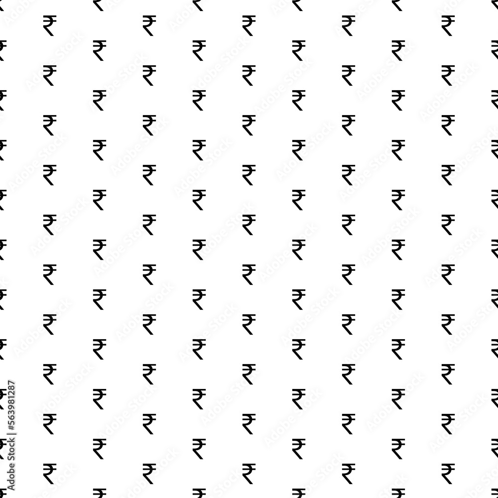 Poster square seamless background pattern from geometric shapes. the pattern is evenly filled with big blac