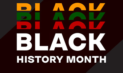 Black History Month - Poster, card, banner, background