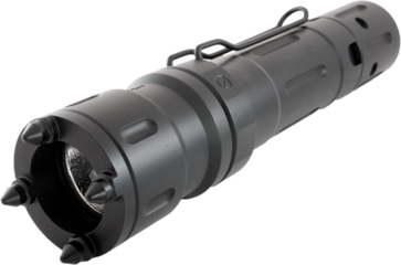 Tactical flashlight with window breaker