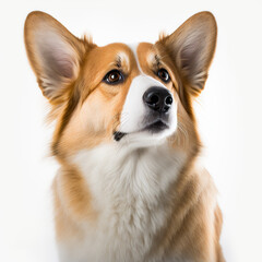 Fototapeta premium Corgi dog, Generative AI