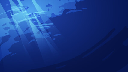 海の底から見上げた水中の背景_16:9