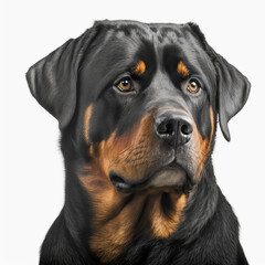 Fototapeta premium Rottweiler image, Generative AI
